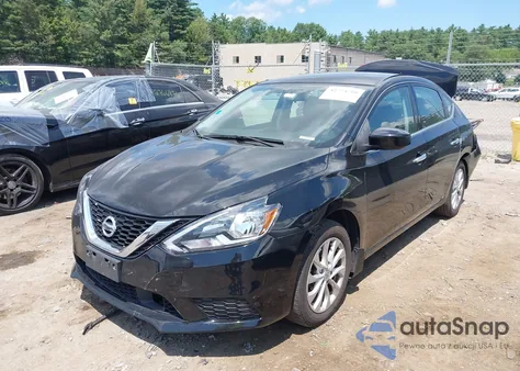 2019 Nissan Sentra Sv из США, поврежденный, VIN 3N1AB7AP2KY454927